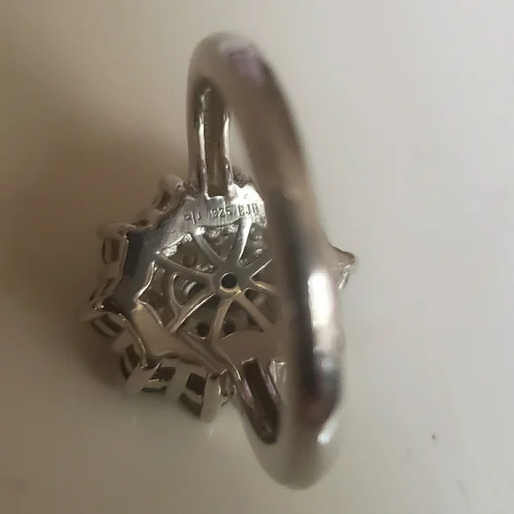 JTV Sapphire Cocktail Cluster Ring - Picture 4 of 10